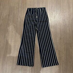Reformation Pinstripe Sailor Pants